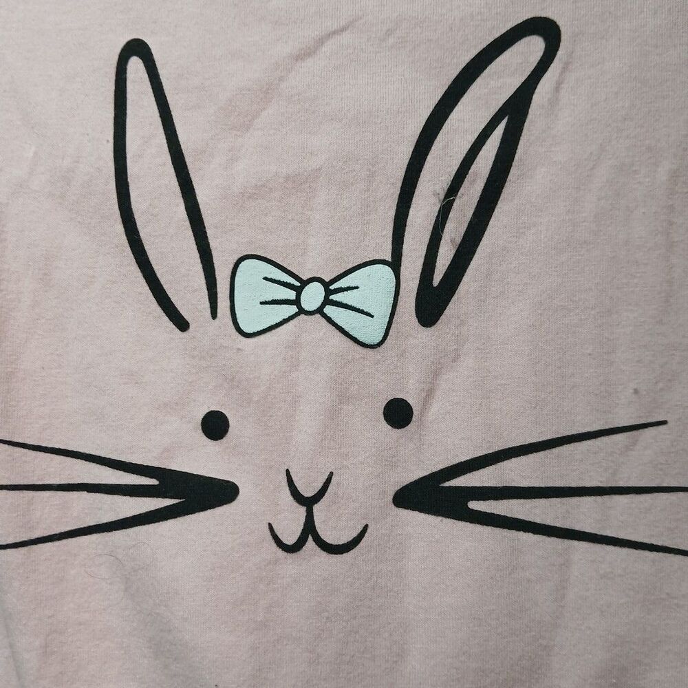 Pink Bunny One Piece  3 To 6 Month  Easter - Picture 2 of 5